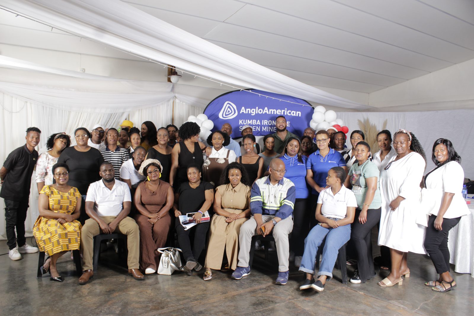 Business owners and entrepreneurs at a Sigma programme session with Anglo American Kumba Iron Ore
